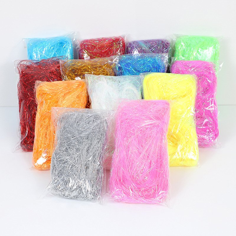Wholesale High Quality Best Price New Style Color Decorative Crinkle Cut Shredded Shreds Paper Crepe For Gift Box Basket Filler