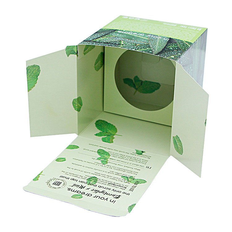 Fancy Design 350gsm Art Paper Box Custom Protection Skincare Packaging For Essential Oil