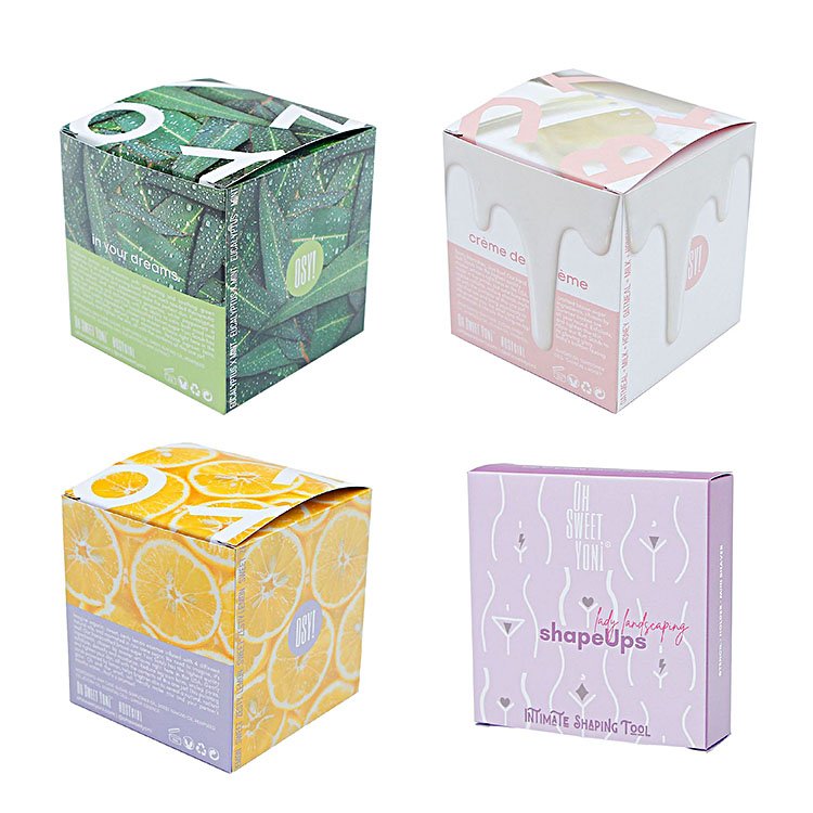 Fancy Design 350gsm Art Paper Box Custom Protection Skincare Packaging For Essential Oil