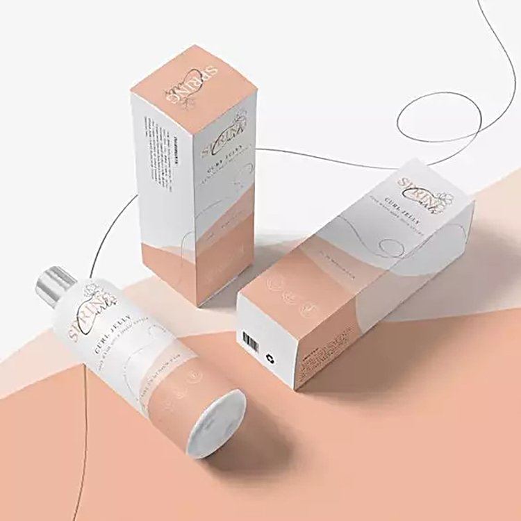 Fancy Design 350gsm Art Paper Box Custom Protection Skincare Packaging For Essential Oil