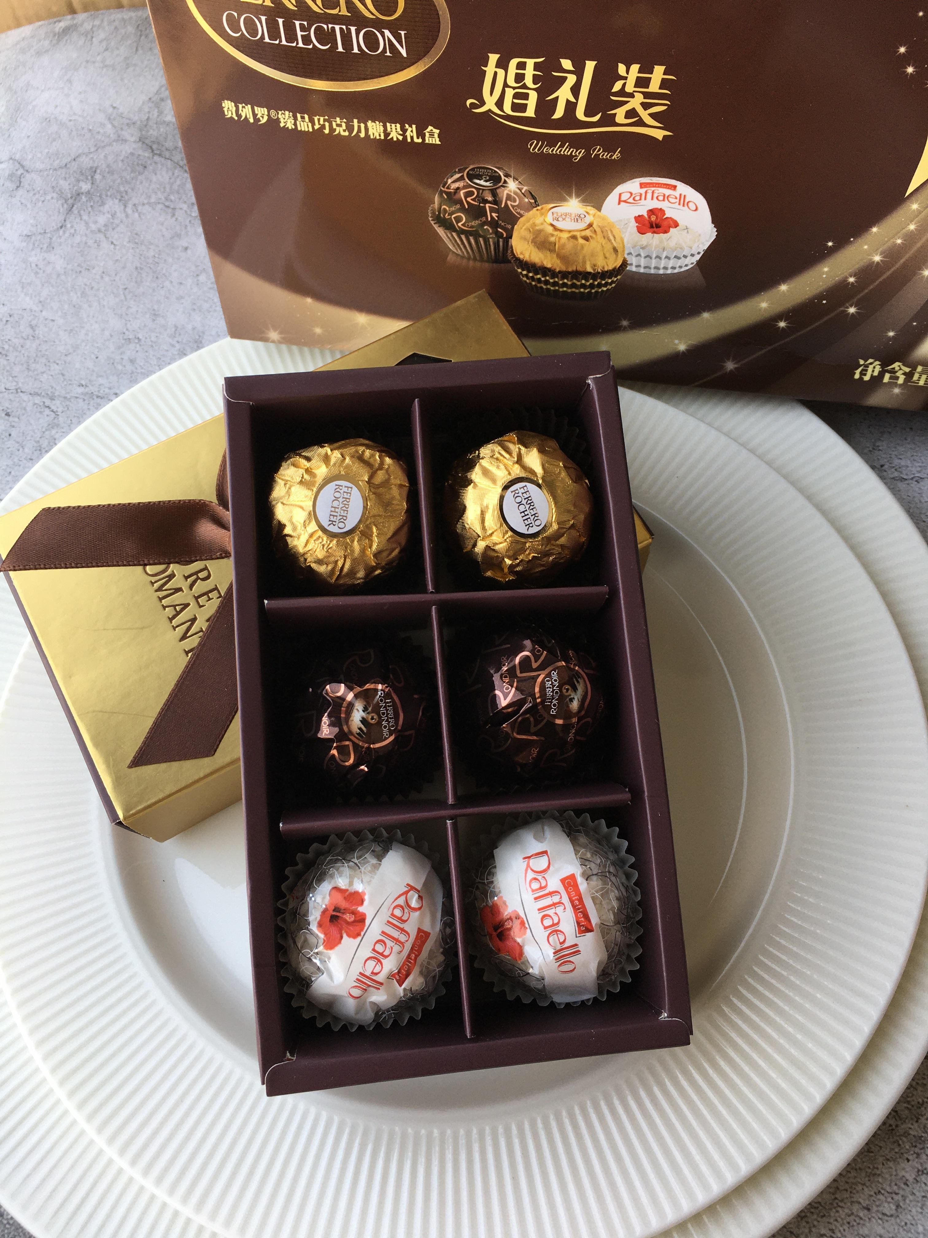 Wholesale Custom Design Ferrero Chocolate Gift Box Paper Boxes Printed Food Cake Box Cake Packaging Rectangle Coated Paper