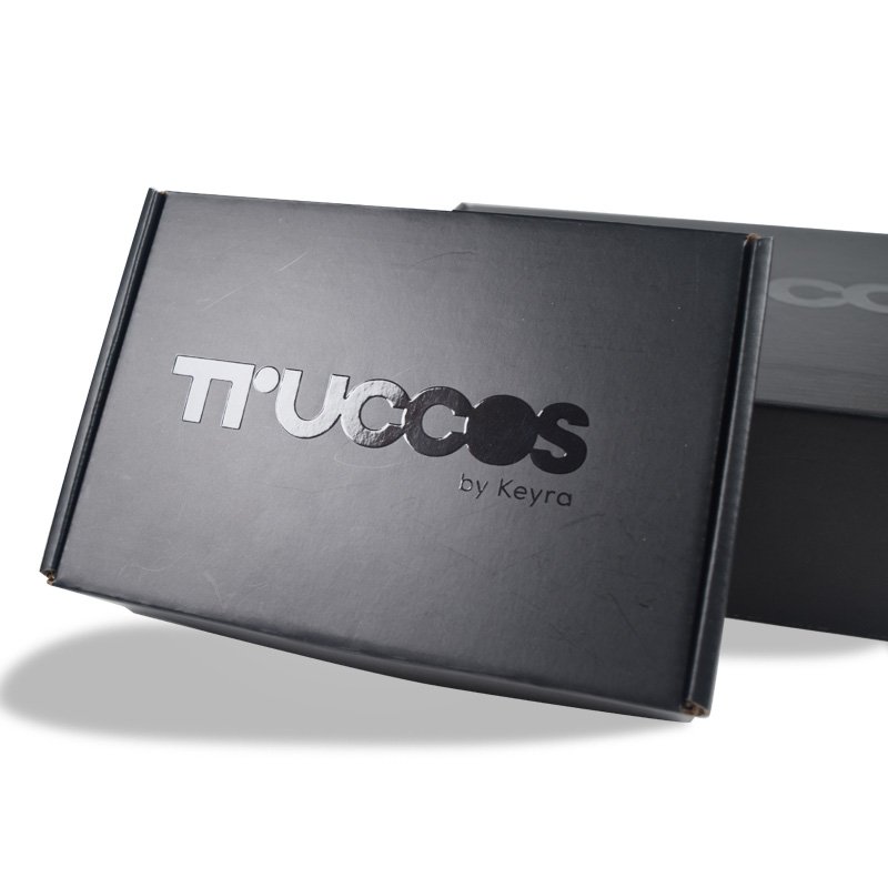 SENCAI Wholesale Customized Black Matte Corrugated Shipping Boxes With UV Emboss Logo Clothes Package Mailer Paper Box
