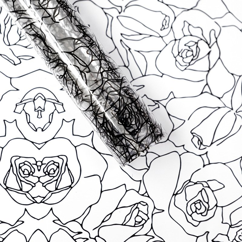 Factory Direct Rose Pattern Flower Wrapping Paper Waterproof Floral Bouquet Paper Florist Packaging Paper for Wedding Gift DIY