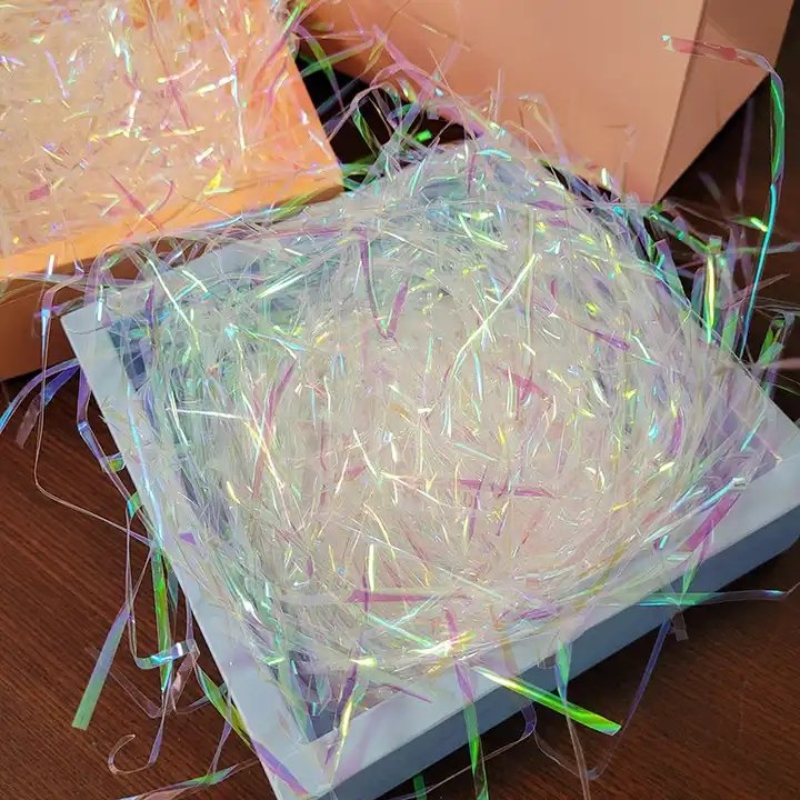 wholesale paper grass colorful crinkle cut paper shred filler packing shredded paper for luxury gift box filling