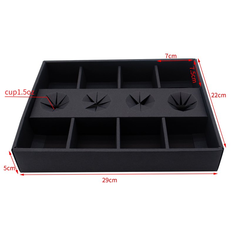 Customized Wholesale Black Party Chocolate Favorite Box Grazing Box Catering Packaging Platter Box With Clapboard