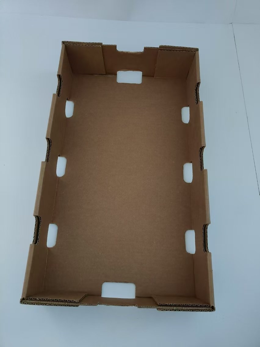 Strong Vegetable And Fruit Cardboard Packaging Shipping Box Custom Printed Logo Paper Box Fruit Tray