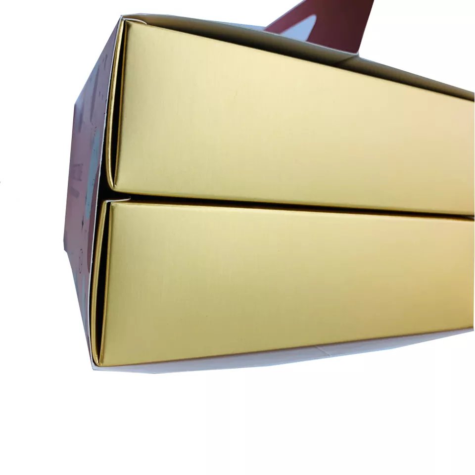 Design Portable Exquisite Colored Food Corrugated Cake Gift Boxes Hot Selling New Coated Paper Packing Box Custom Made Deyibao