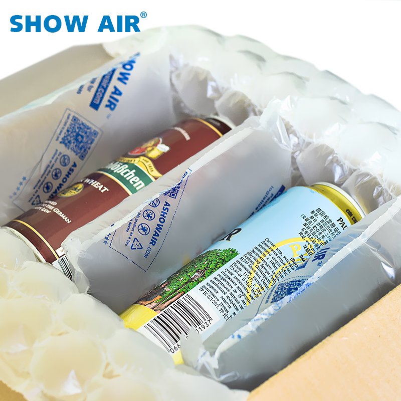 HDPE Gourd membrane packing foam air bag express foam filling bag inflatable shockproof calabash bubble column bubble paper