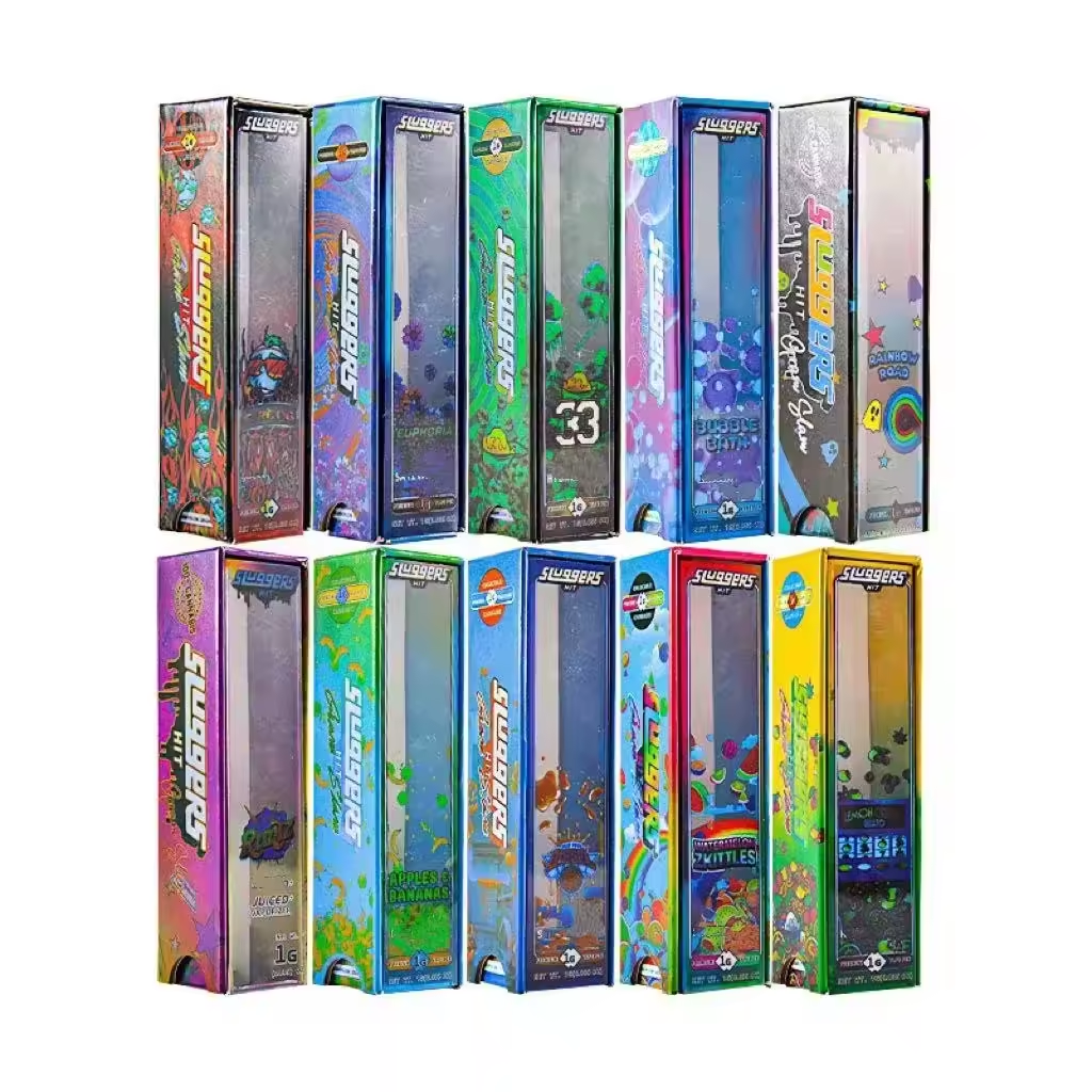 custom 2g sluggers empty packwoods packman krt packaging paper box
