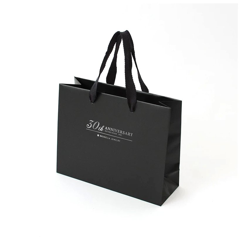 Manufacturers Custom Luxury Printed Brand Logo Black Pink Gift Clothes packaging Art paper Bags