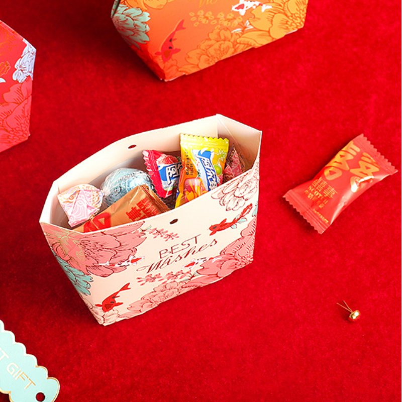 Customized Paper Box Cookie Christmas Favors Valentine's Day Cookie Box Packaging Paper Boxes Wedding For Candy