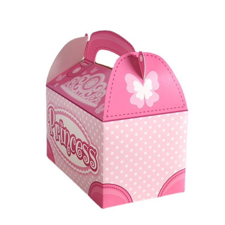 Custom Packaging Boxes Wholesale Logo Printing Paper Gift Box Small Cakes Candy Biscuit Bakery Dessert Box