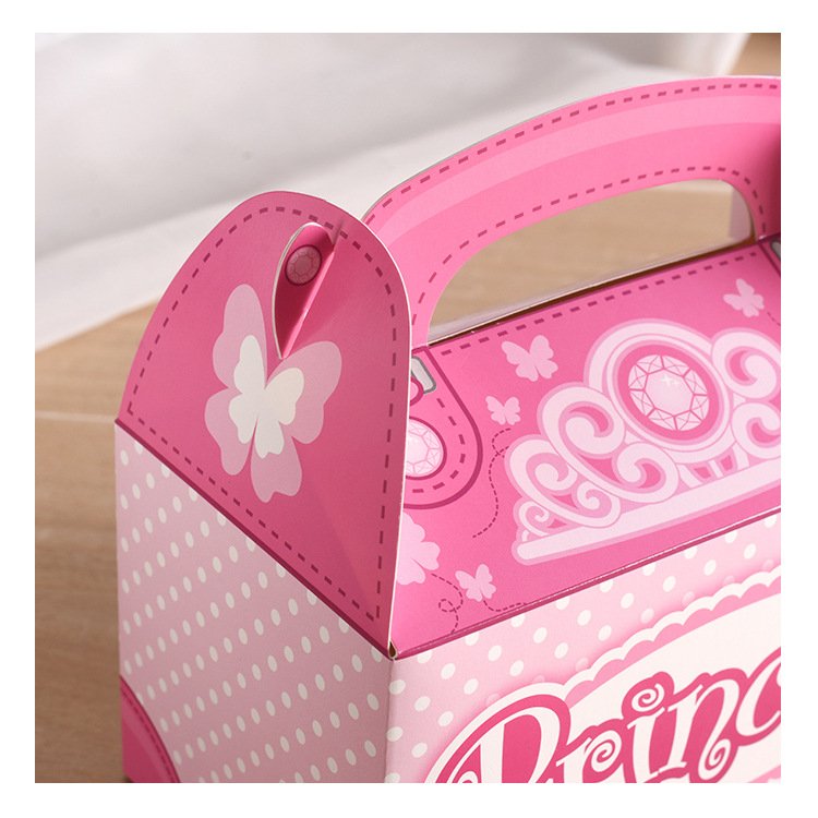 Custom Packaging Boxes Wholesale Logo Printing Paper Gift Box Small Cakes Candy Biscuit Bakery Dessert Box