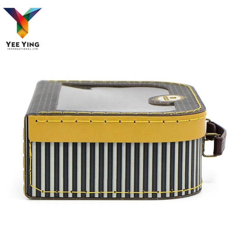 Yifeng recycled printing cardboard stuffed animals school suitcase kindergarten children's luggage cardboard suitcase with logo