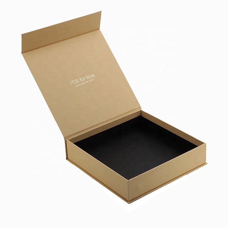 Eco friendly Logo designer Cardboard Packaging Magnetic Closure custom Black shoe rigid magnetic Paper Gift Box with logo