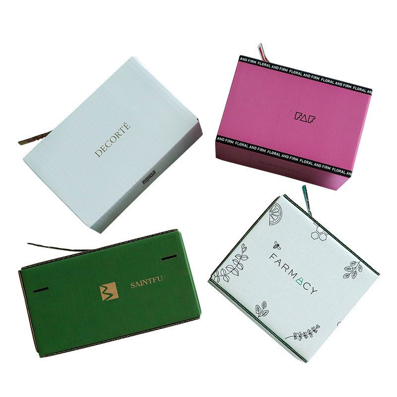 Ccustom packaging paper flower gift boxes wholesale colored shipping boxes soap box
