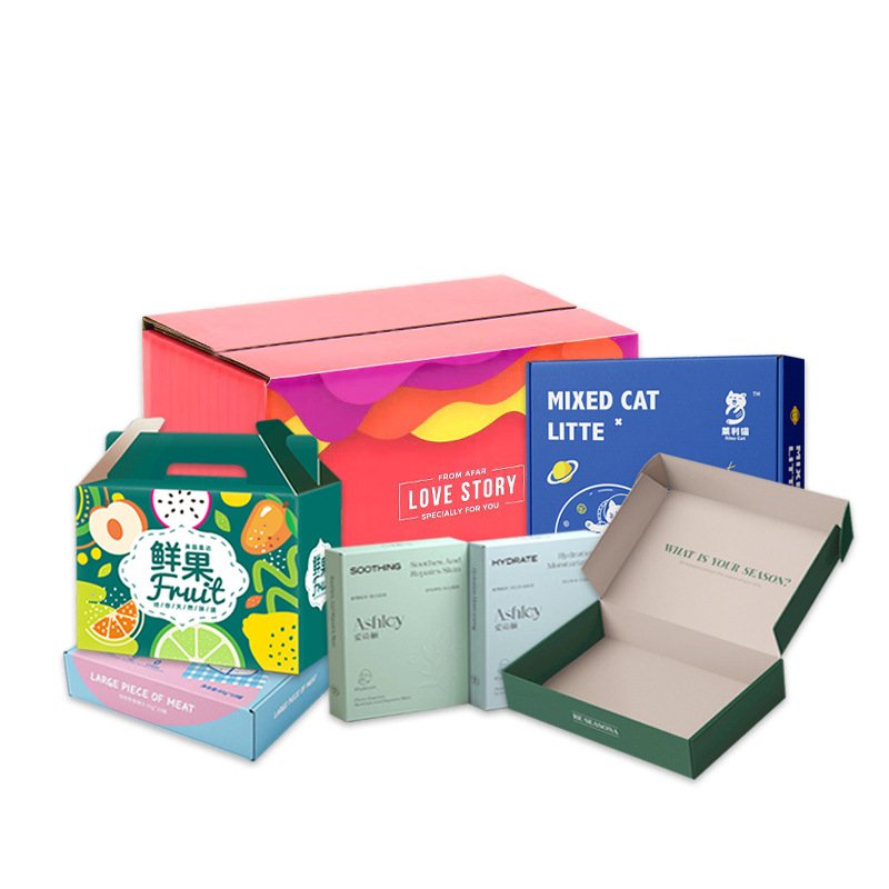 Ccustom packaging paper flower gift boxes wholesale colored shipping boxes soap box