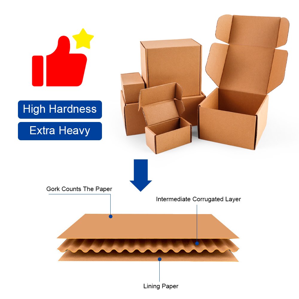 Custom Logo Printing Gift Packaging Kraft Cardboard Custom Paper Box Cosmetic Paper Packaging Box