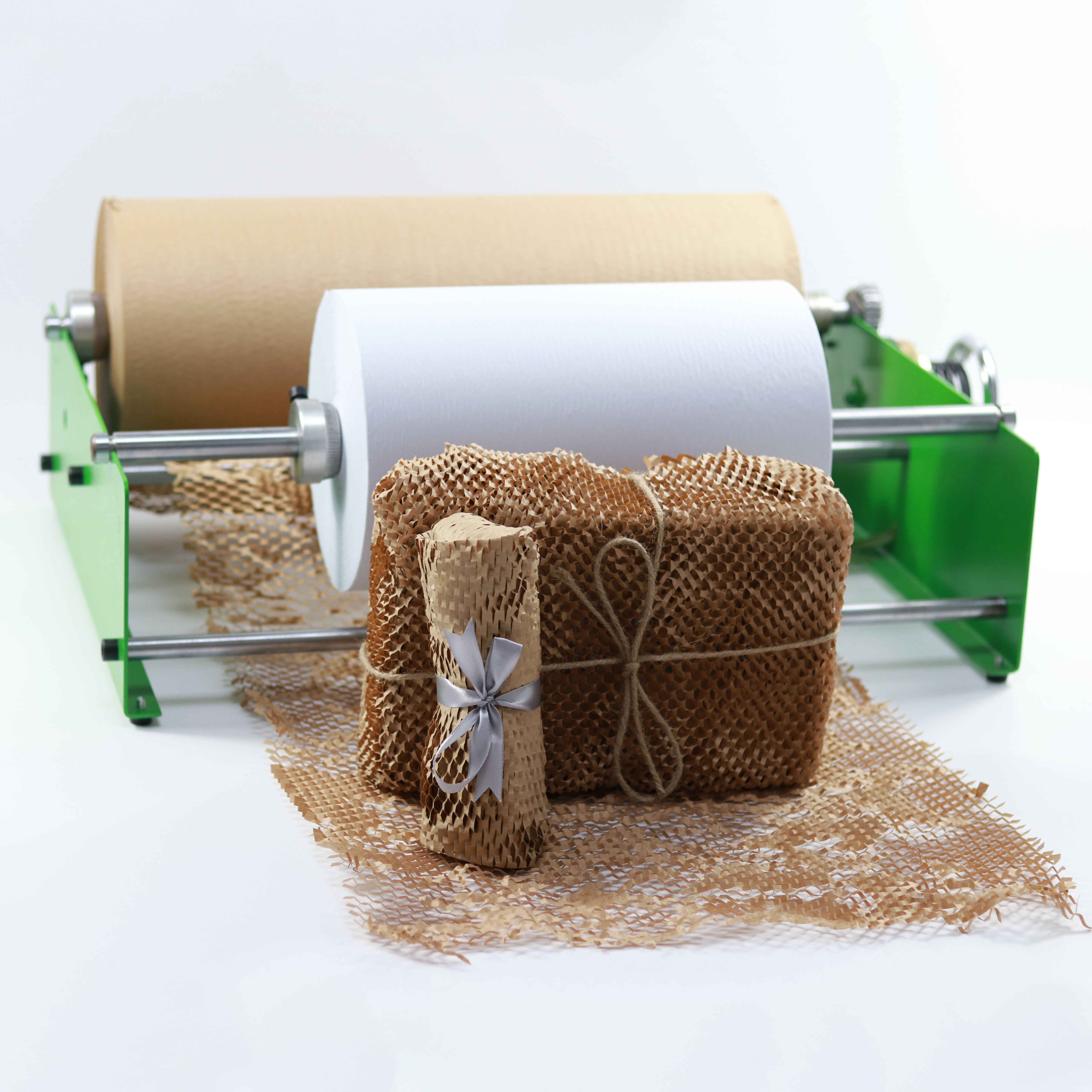With Fragile Stickers Honeycomb Wrapping Paper Wrapping Roll Eco Friendly Packaging Material honeycomb paper