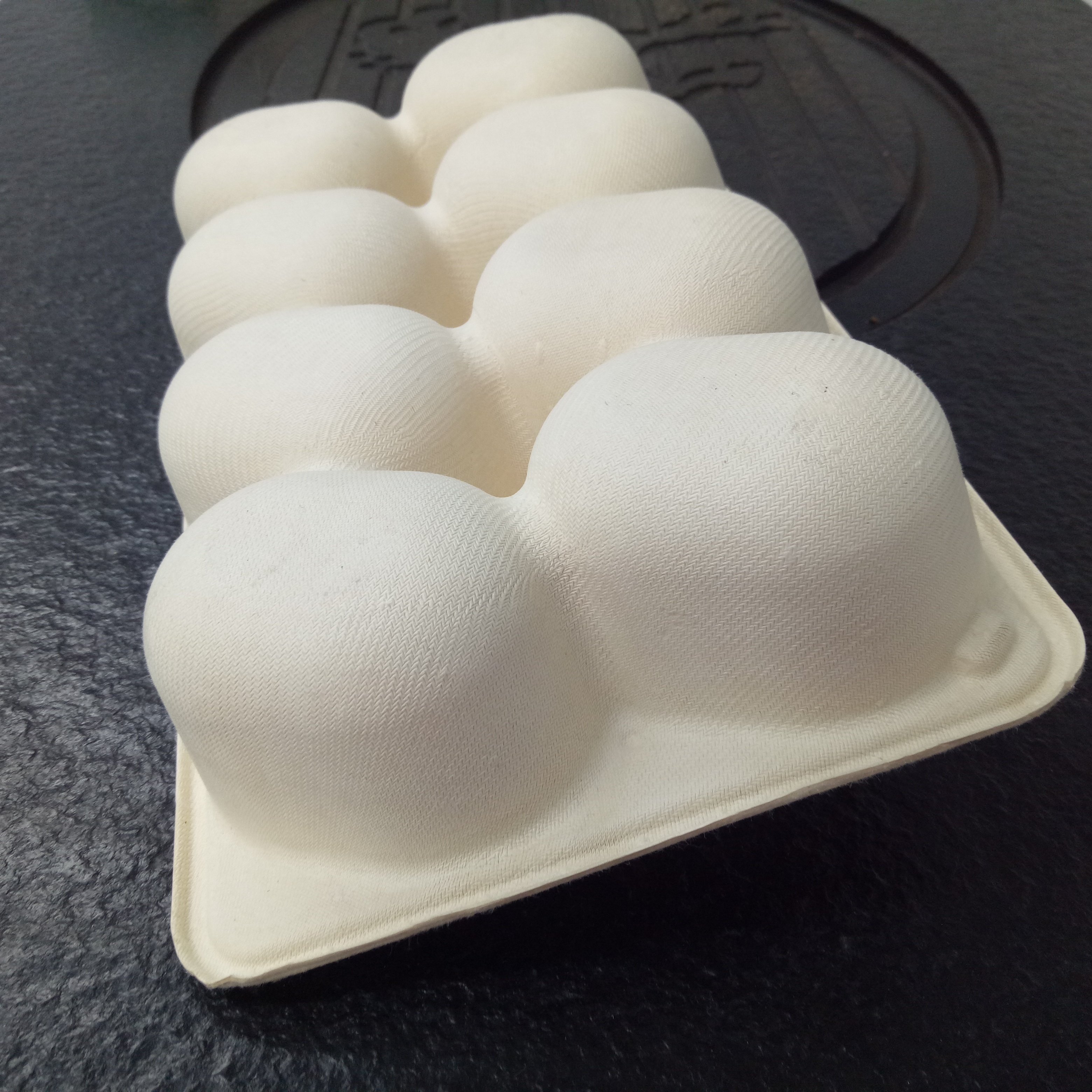 environmental protection promotion recycle paper high-class Custom Packaging bamboo fiber biodegradable fruit packaging box