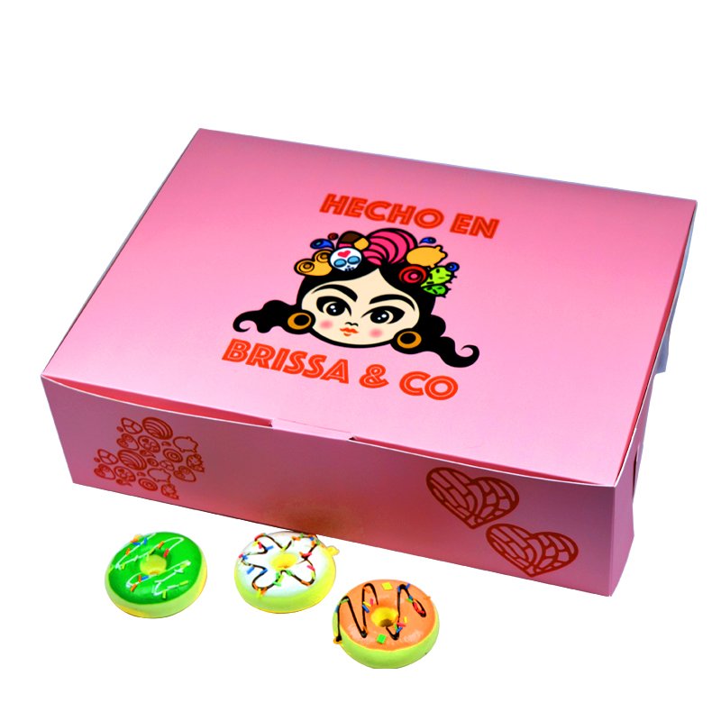 Customized Printing take away bakery Donuts paper box