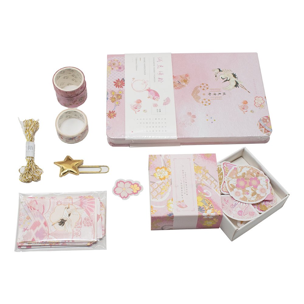 Free sample pink uv printing folding with paper bag card box children gift biodegradable packaging box