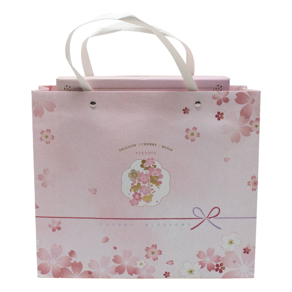 Free sample pink uv printing folding with paper bag card box children gift biodegradable packaging box