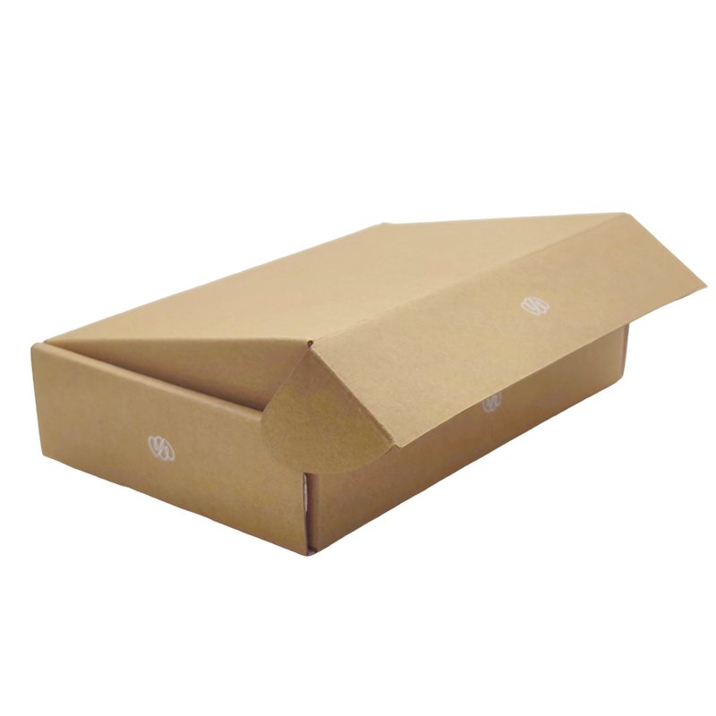 Eco-friendly Recycle brown kraft paper folding mailer box corrugated cardboard box custom logo shipping boxes