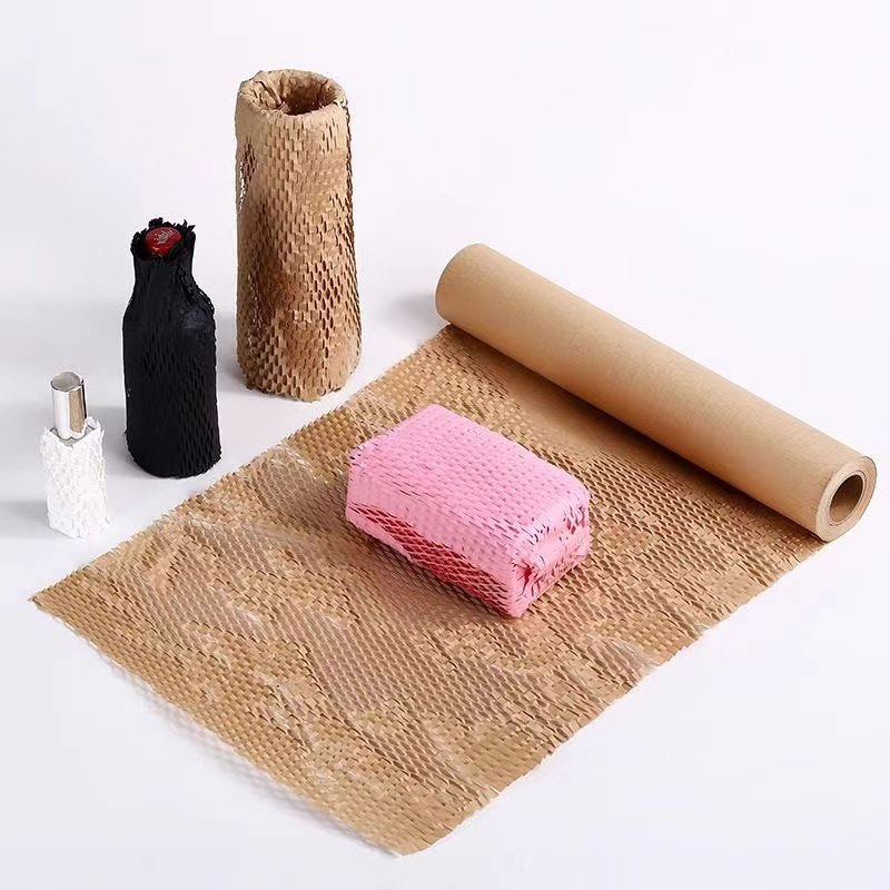 Honeycomb Packaging Paper Paper Recyclable Moving Supplies Cushion Wrapping Paper for Packing glass