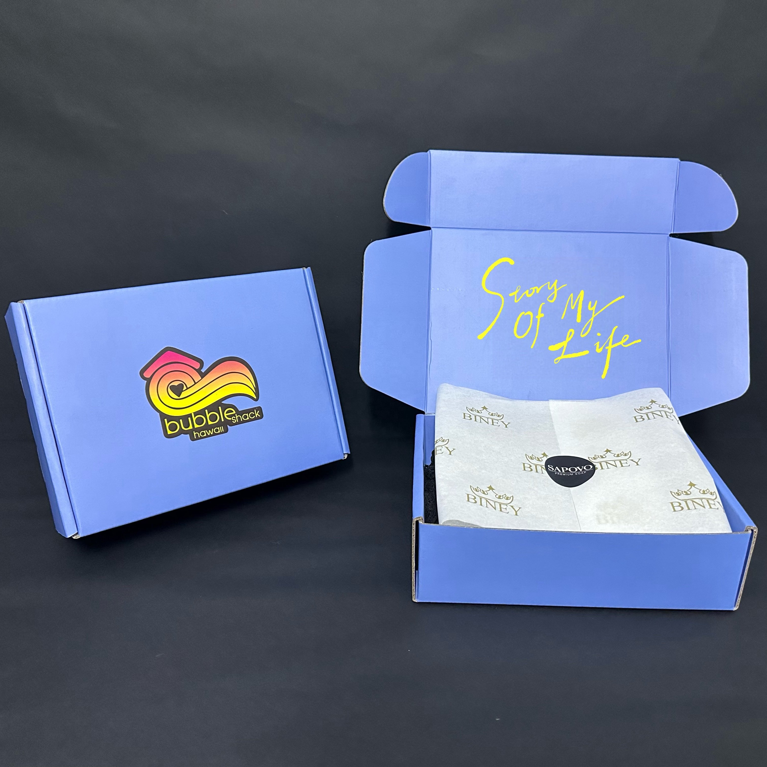 Custom Pink Style Flower Pattern Colorful Double Sides Printing Shipping Paper Box for Girls Women Underwear Packaging