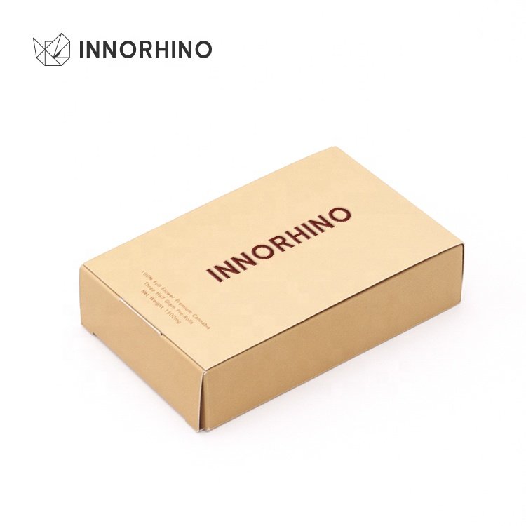 Child Resistant Small Drawer Sliding Reverse Tuck End Folder Pre Rolls Tobacco Paper Box