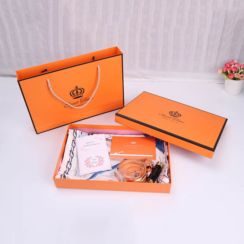 Hot Sale Custom T-shirt Packaging Boxes Cardboard Paper Boxes Mens Tie Sets Gift Box Logo