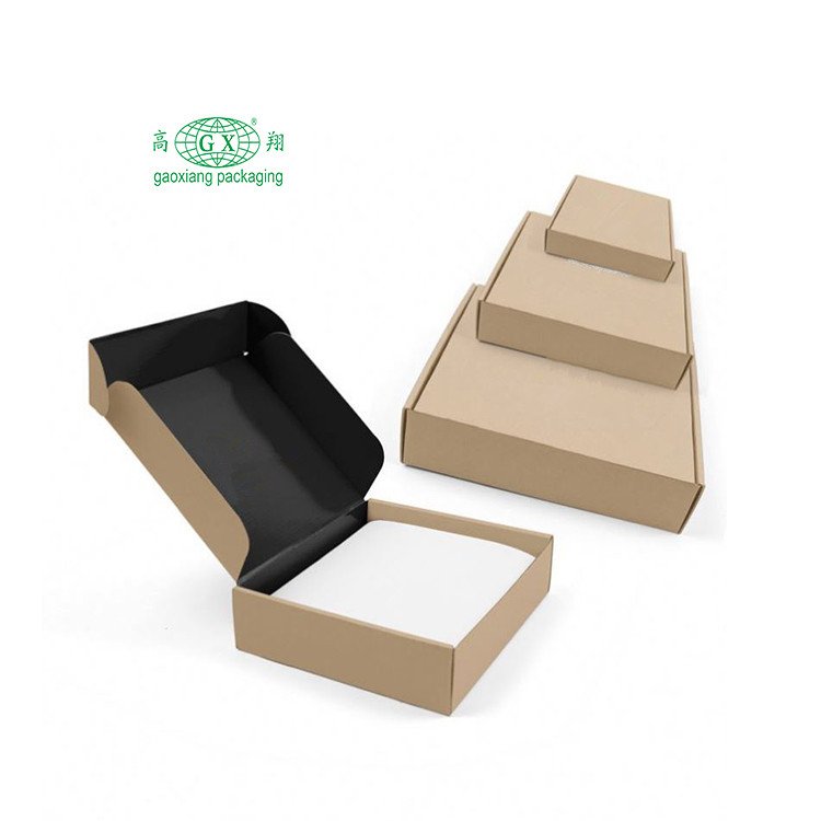 Corrugated carton with Eco-friendly material Custom Size and Logo Packaging Boxes