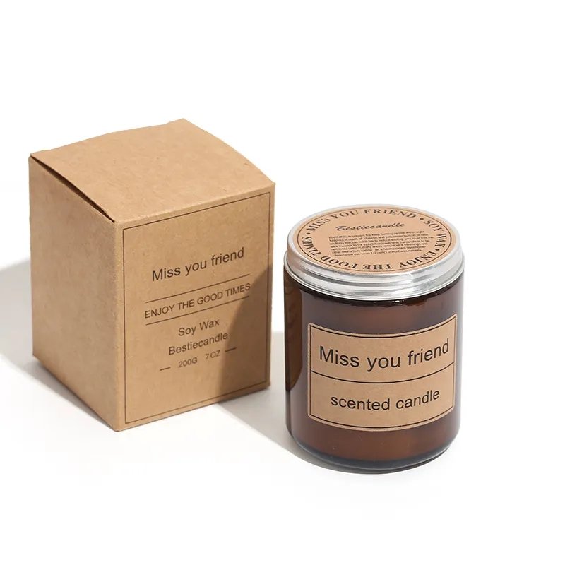 Custom Luxury Candle Set Gift Packaging Box Candle Packaging Boxes for Candle
