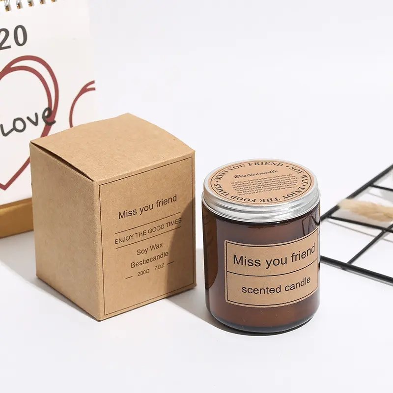 Custom Luxury Candle Set Gift Packaging Box Candle Packaging Boxes for Candle