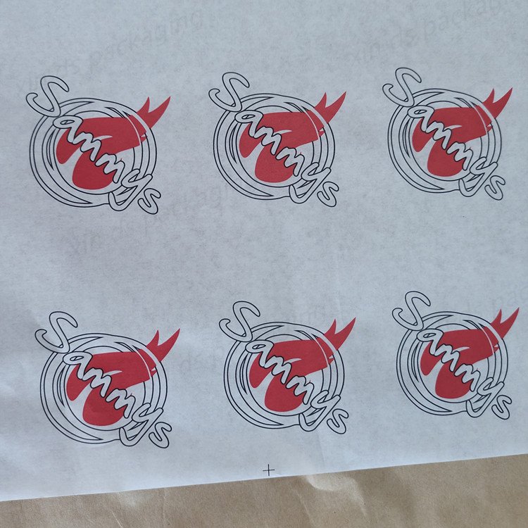 Hot foods wrapper customized fast food food grade wrapping paper