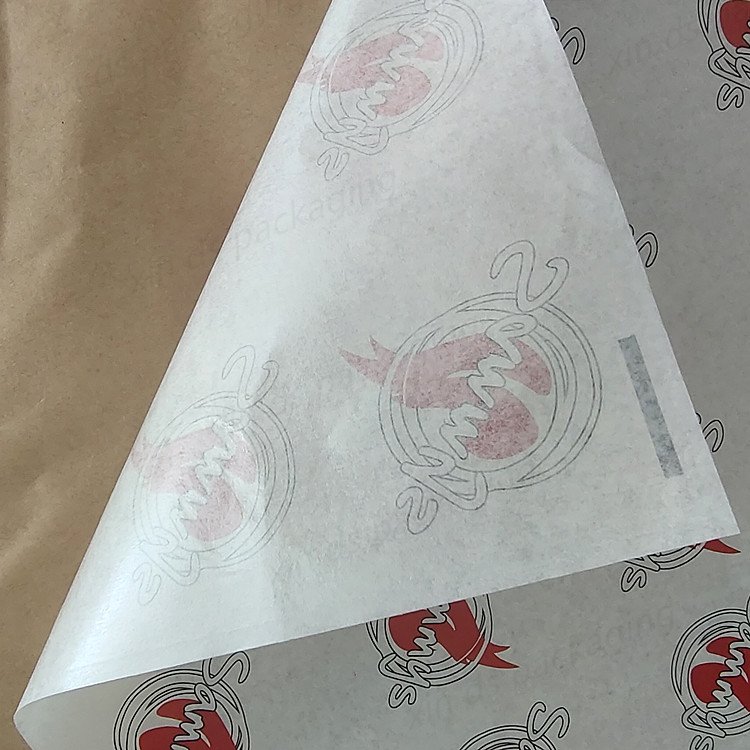 Hot foods wrapper customized fast food food grade wrapping paper