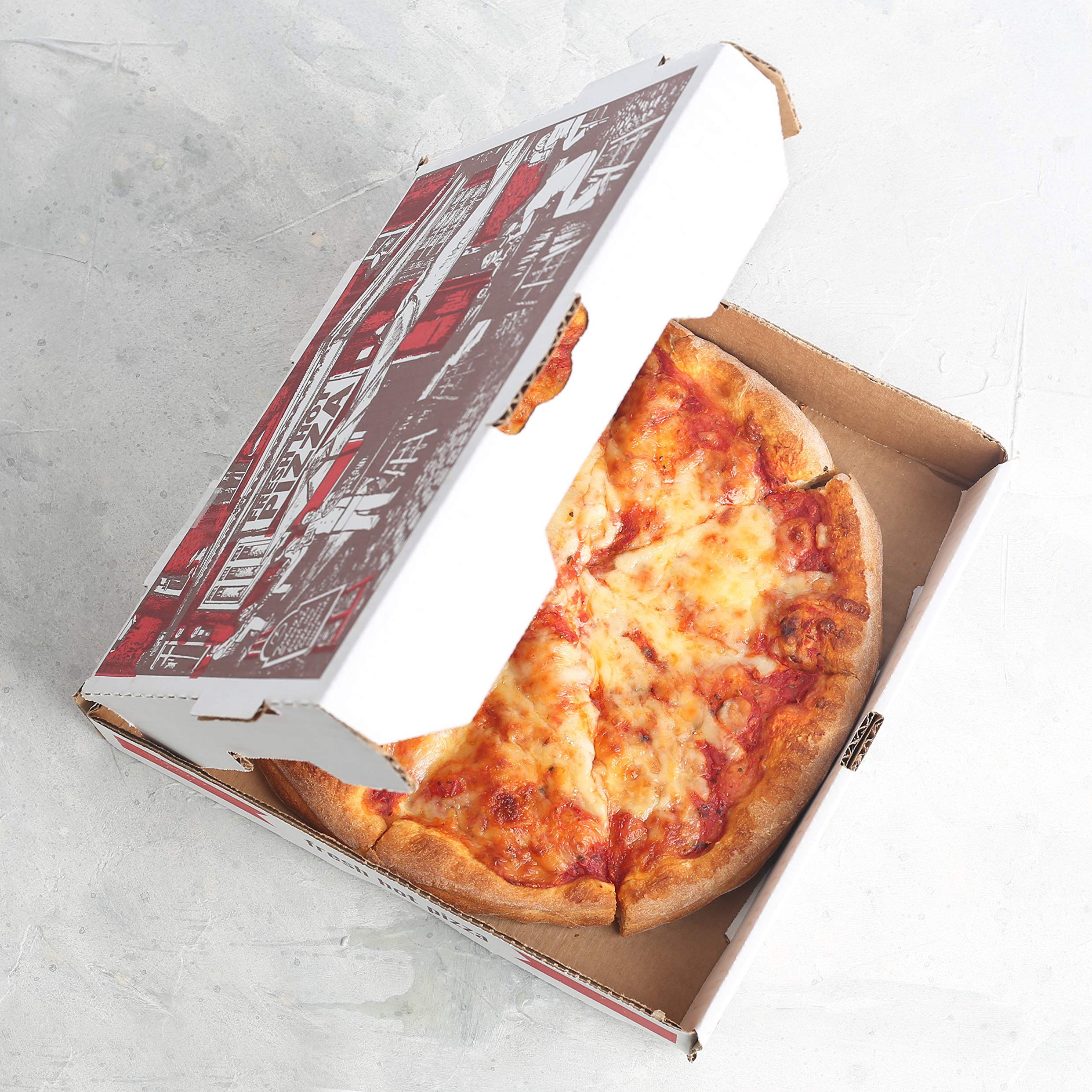 KM China manufacturers of pizza boxes custom printed cajas de pizza food packaging boxes