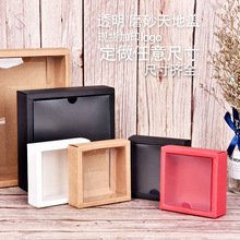 MOQ10 stock luxury printing cajas personalisadas candle perfume Transparent Lid Soap Flower Cosmetic Packaging Paper Boxes