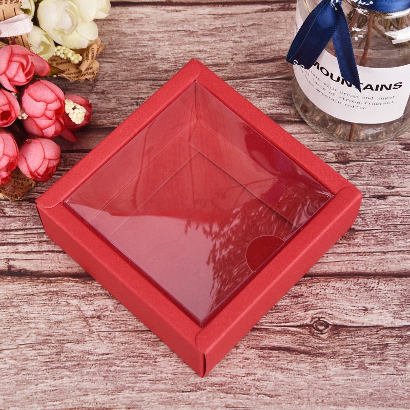 MOQ10 stock luxury printing cajas personalisadas candle perfume Transparent Lid Soap Flower Cosmetic Packaging Paper Boxes