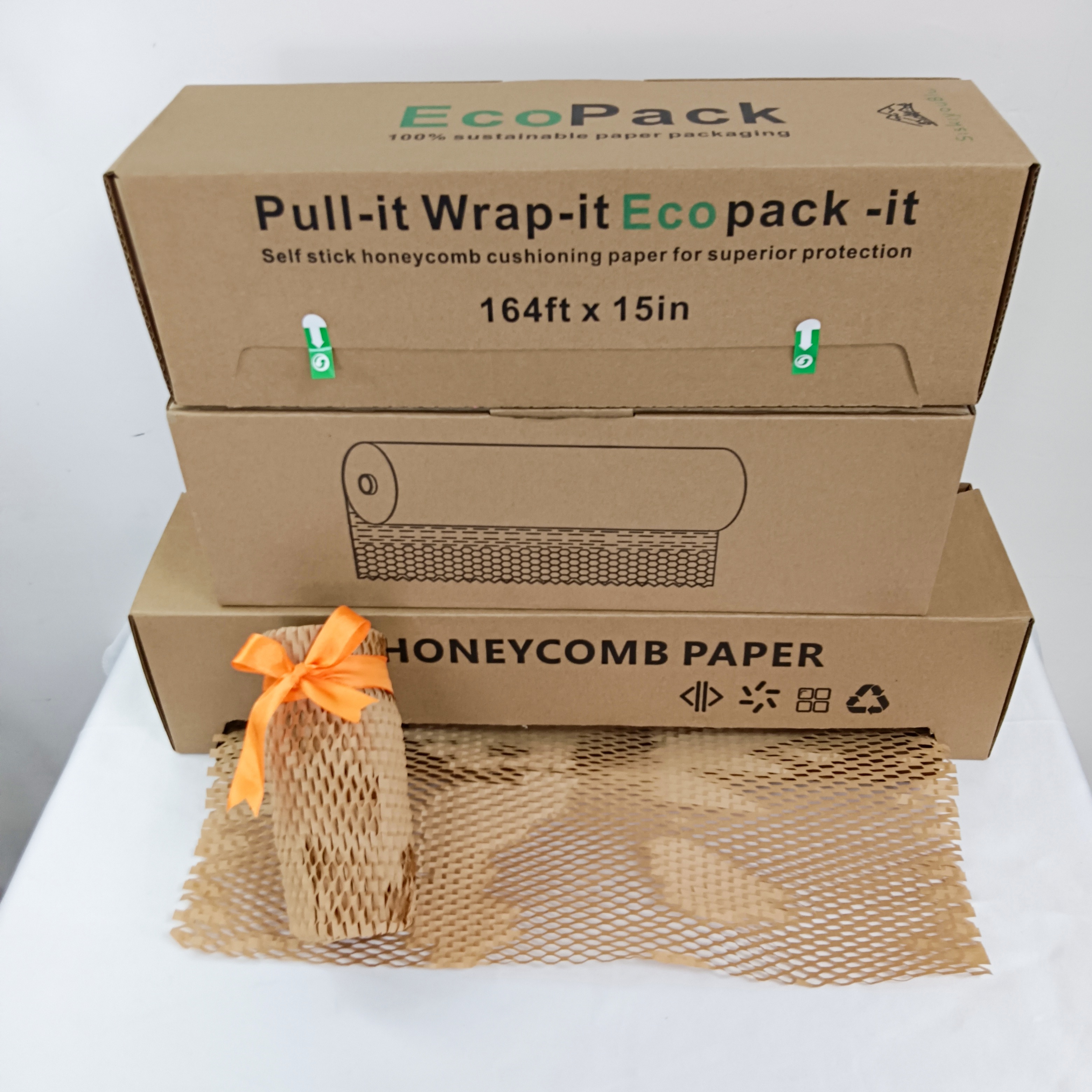 New Style Honeycomb Cushioning Wrap craft Paper Dispenser Corrugated Packaging Paper Shipping Boxes