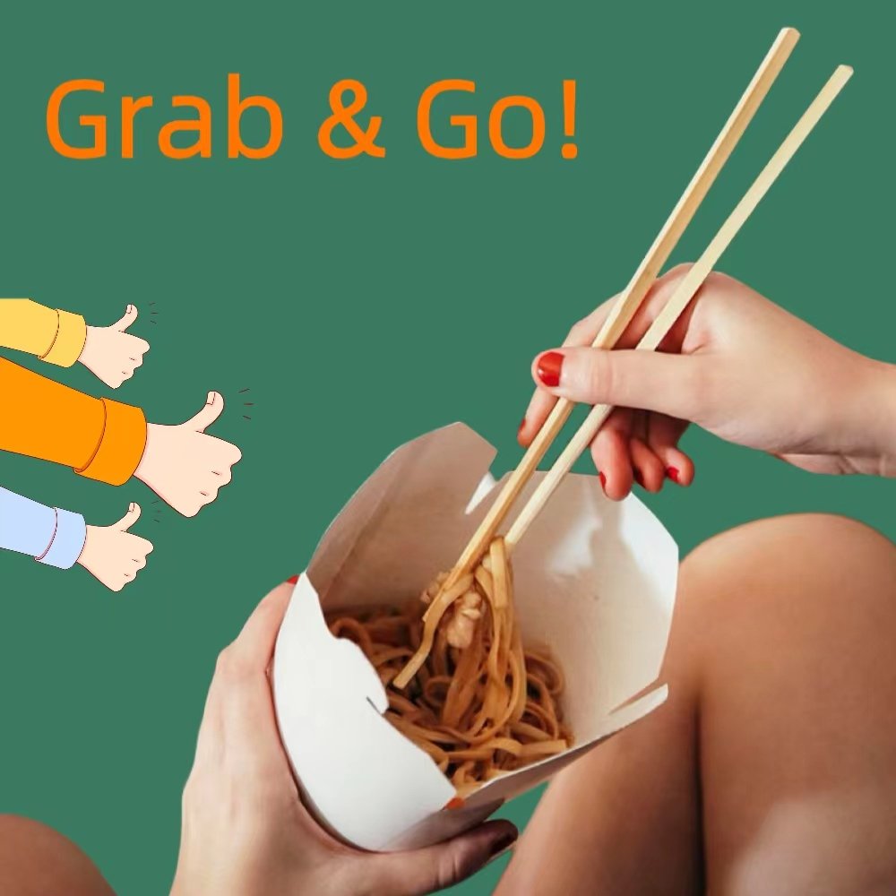 Print Paper Cup Noodle Packaging Food Delivery Box Custom Logo Take Away Kraft Paper Box Takeout Nuggets Paper Boxes with Sauce