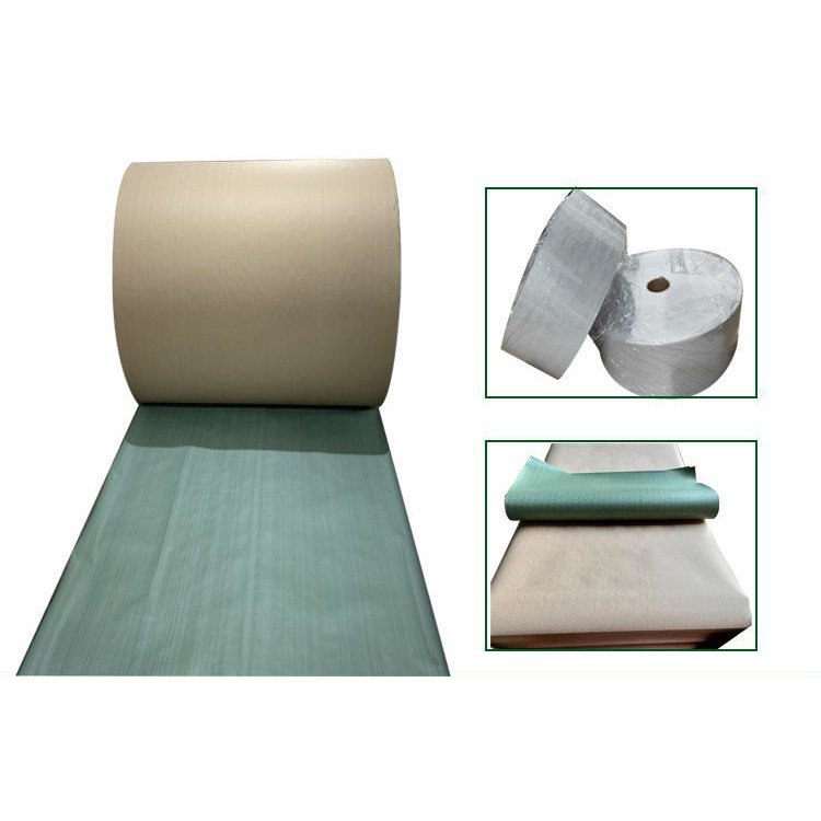 Kraft Paper Laminated Woven Fabric Moisture-Proof Packaging Kraft Paper Snake Skin Bag Packaging Paper with 320 cm width