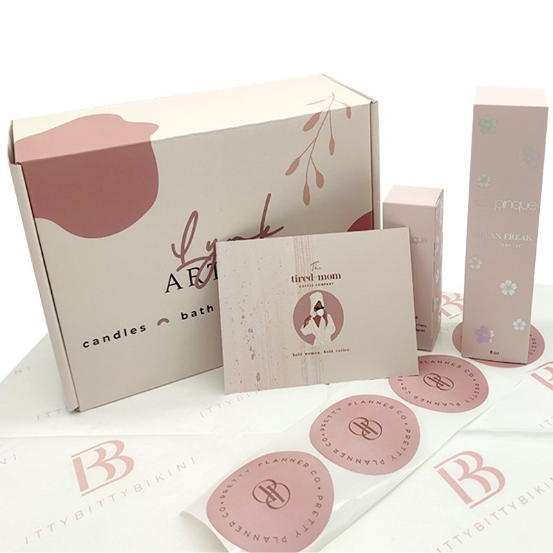 Custom Emballage Pink Corrugated Packaging Package Paper Carton Shipping Box Packaging Mailer Postal Boxes For Packiging