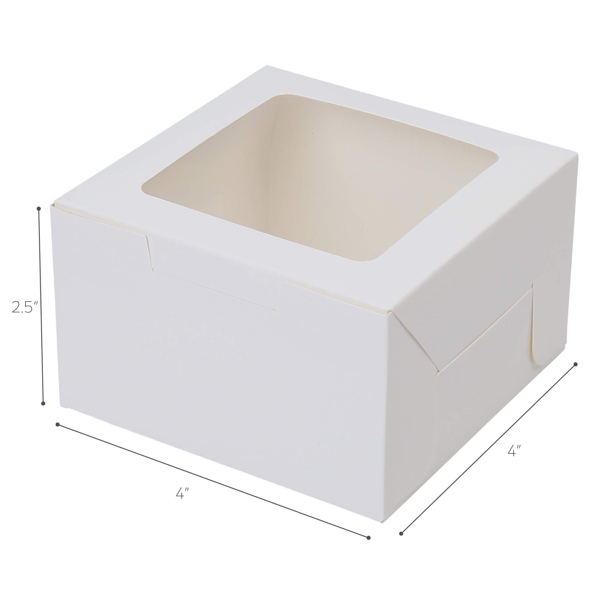 Dessert Box Macarons Chocolate Bread Cake White Packaging Paper Boxes With Clear Window For Birthdays Festivals