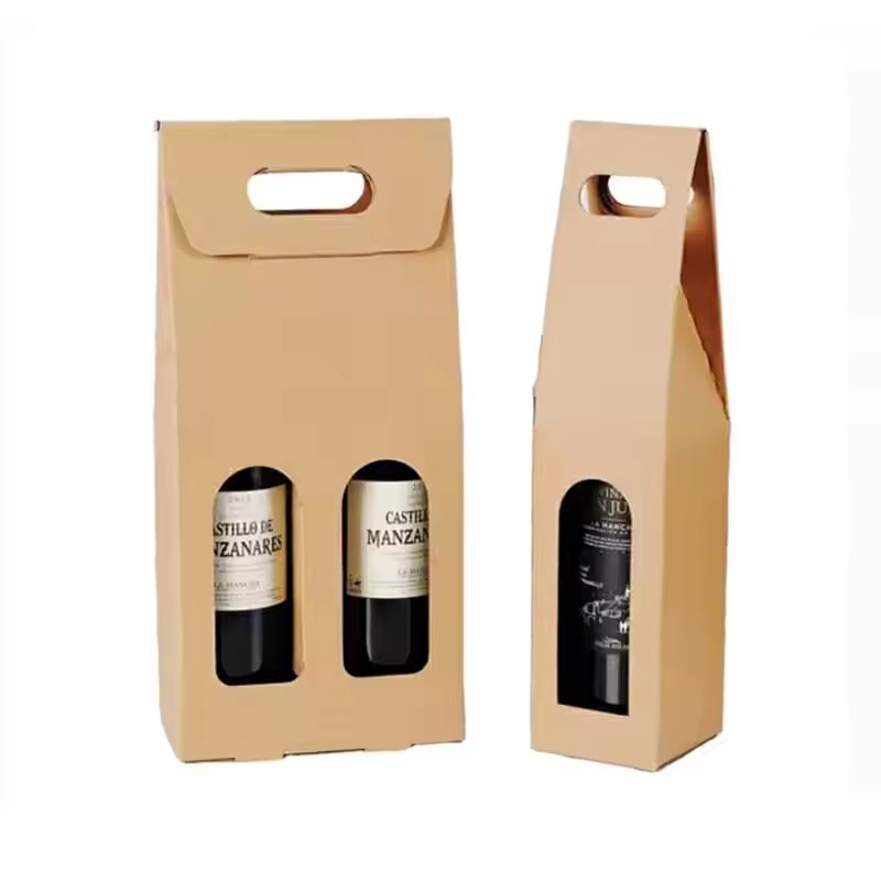 Custom Best Price Recycled Portable Corrugated Beer Bottle Box