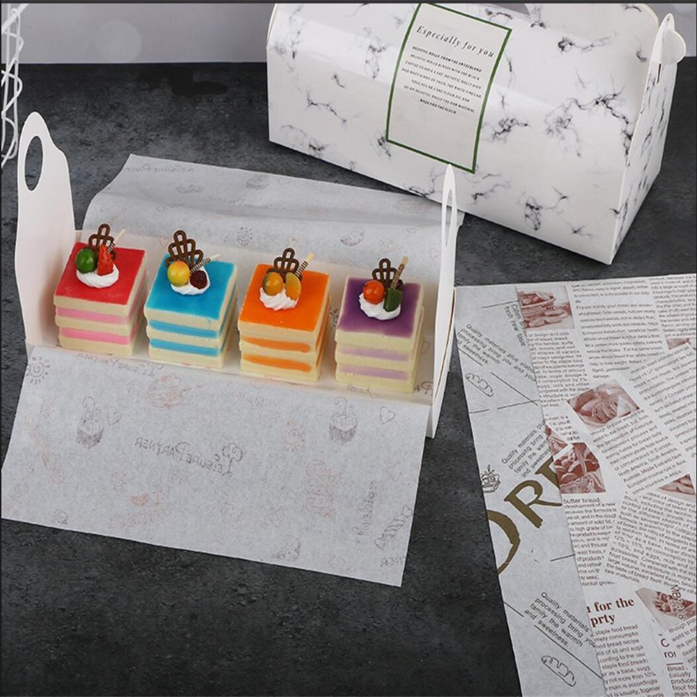 Deli Grade Paraffin Wax Food Wrapping Mg Sandwich Packaging Paper
