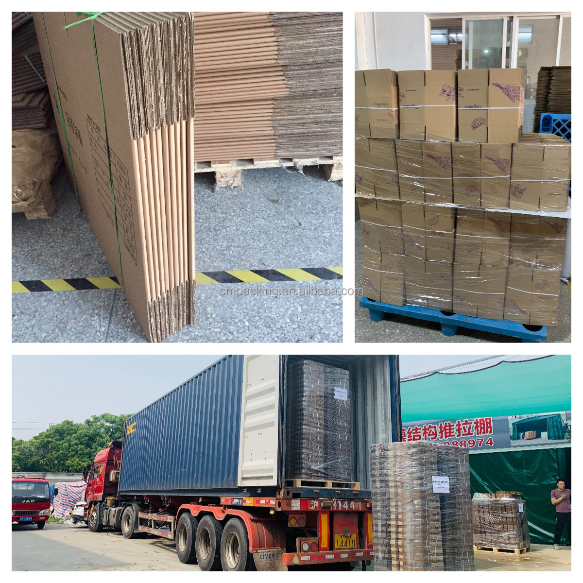 Big Slotted Boxes Mailer box custom logo cardboard bottle packaging box