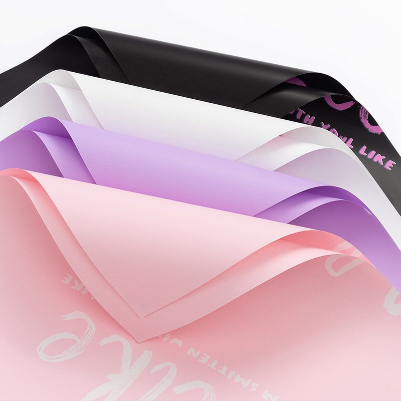 Flower Wrapping Paper Florist Supplies Packaging Paper Print New for Birthday Wedding Gift DIY Waterproof Arrival 20 PCS OPP