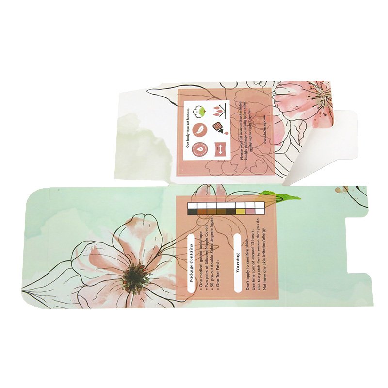 2024 Customized Small pink Cardboard Box Packaging Cosmetic Packaging Boxes